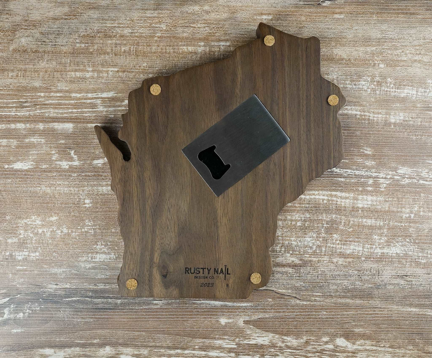Wisconsin Cribbage Board - Walnut