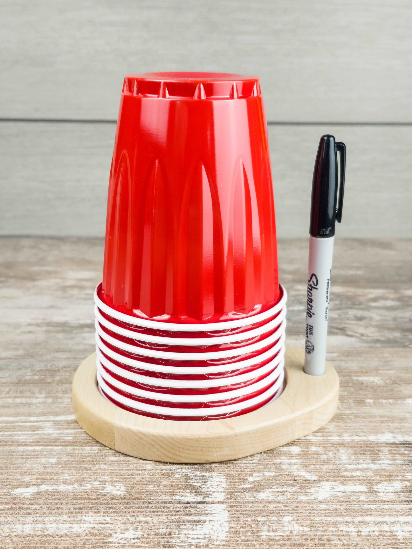 Party Cup Caddy with Marker Holder