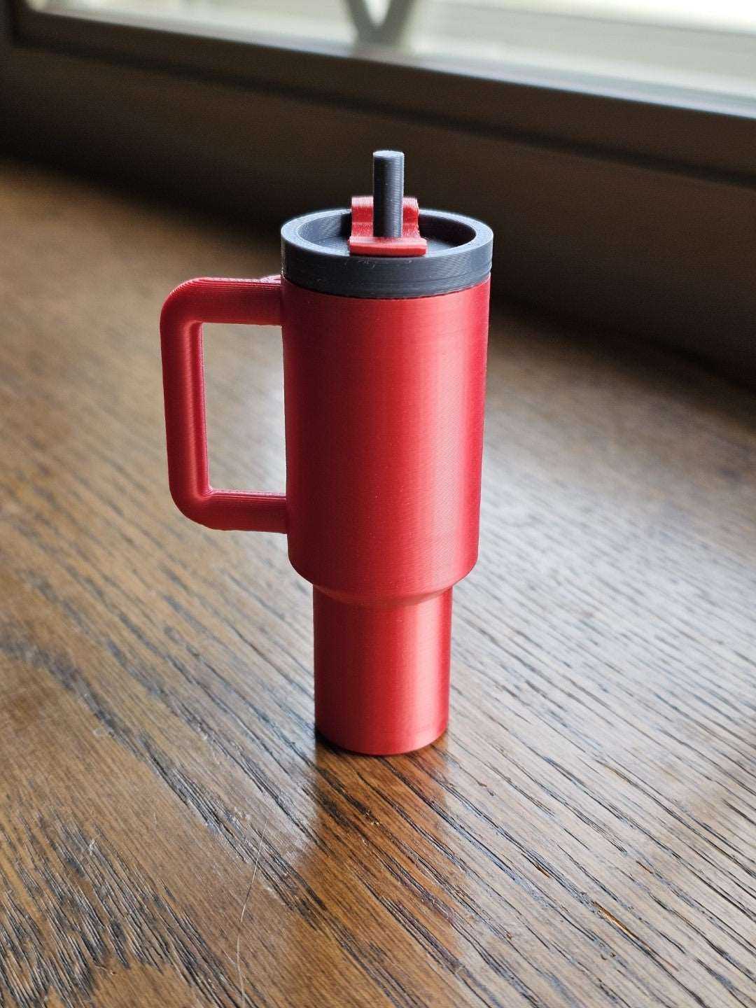 Stanley-style tumbler keychain or charm