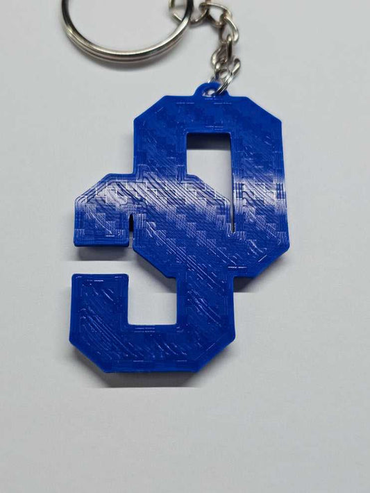 Oak Creek High School Interlocked OC 3D Keychain or Bag Charm