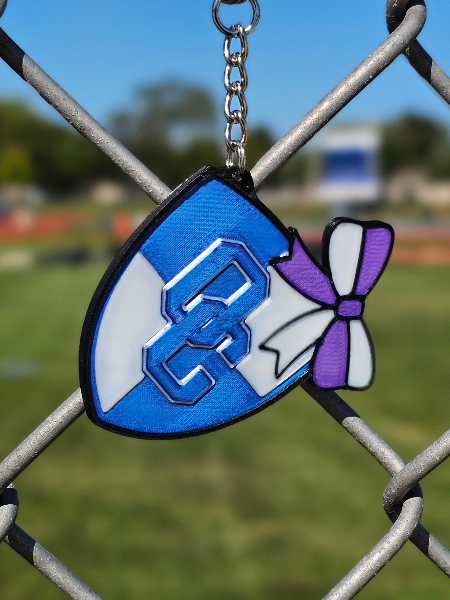 Oak Creek OC Cancer Awareness Keychains/Bag Charms