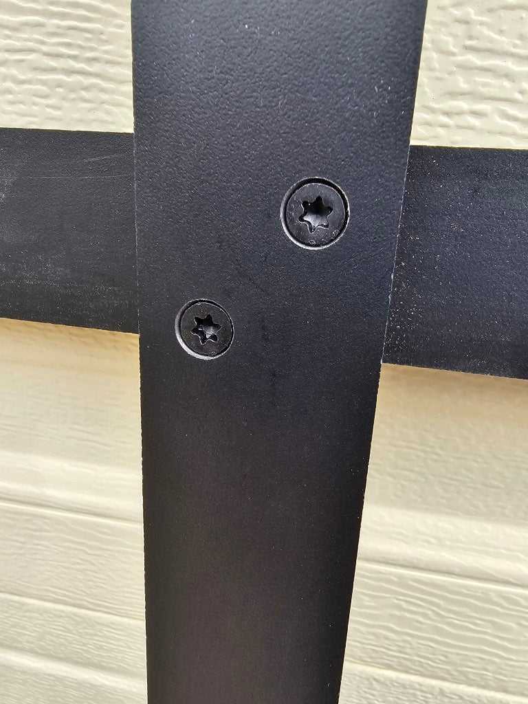 Black Garden Trellis - Maintenance-Free Composite