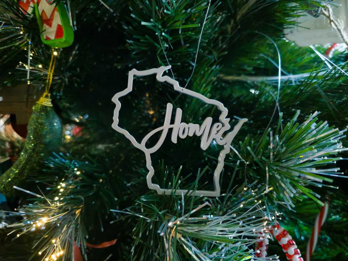 Wisconsin Home Ornament