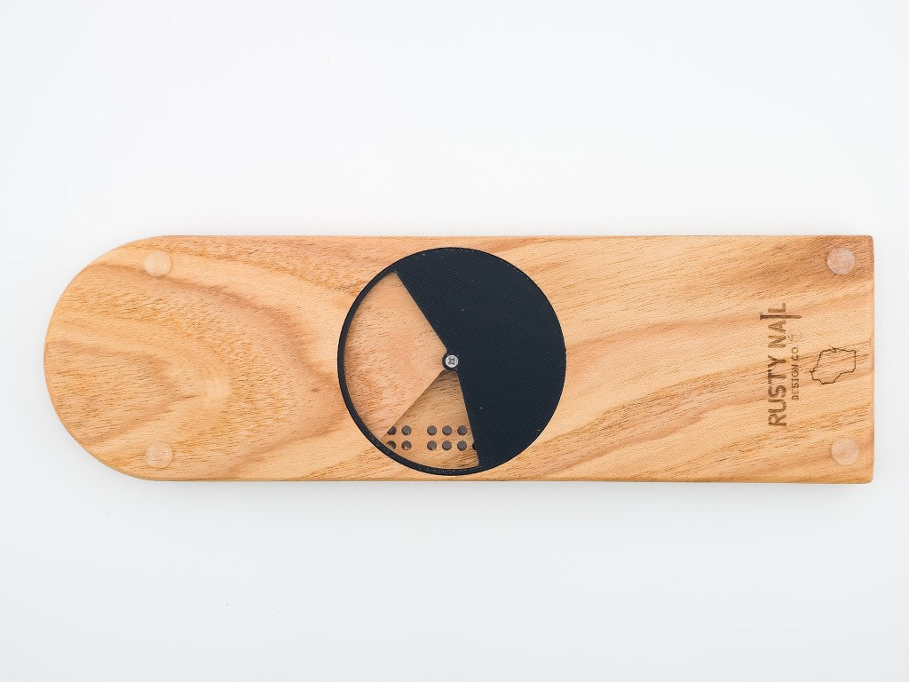 Honey Locust Wood Cribbage Board 2