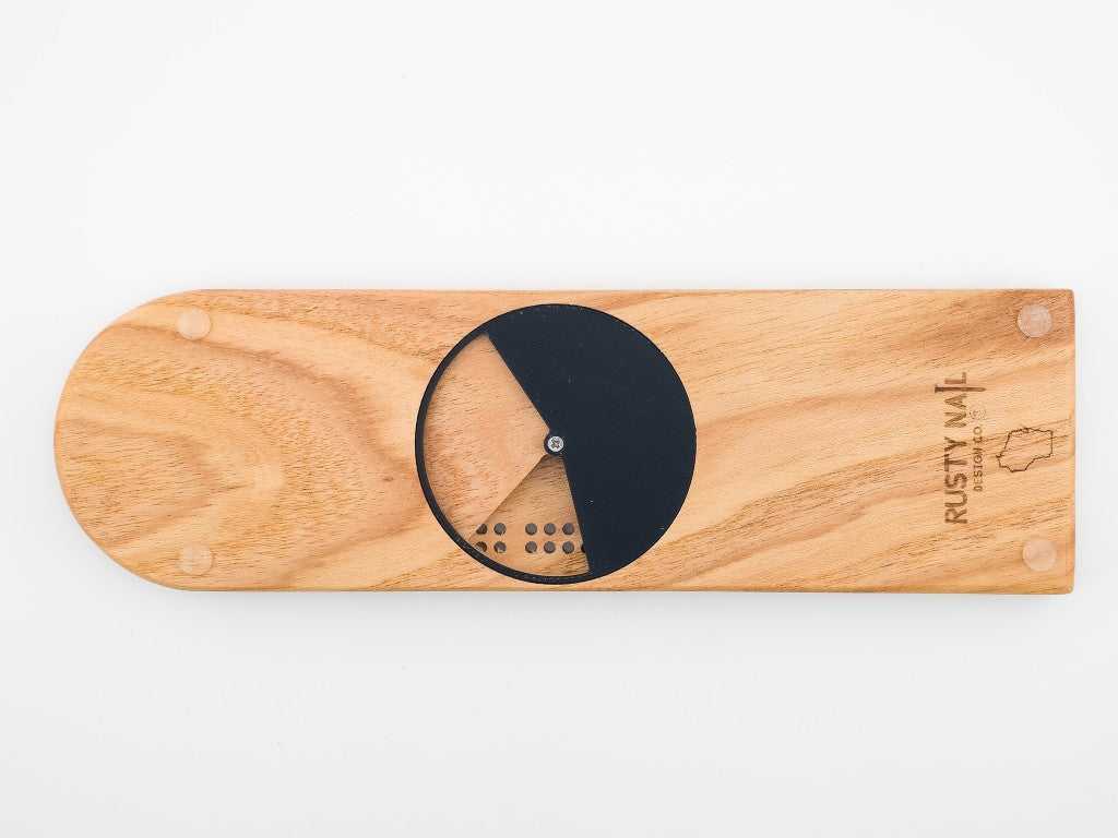 Honey Locust Wood Cribbage Board 2