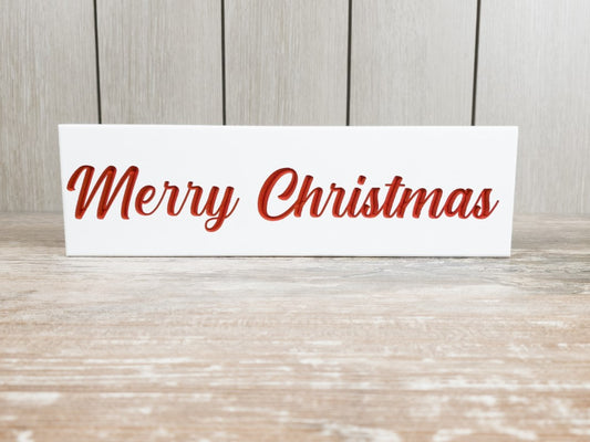 "Merry Christmas" Small Christmas sign