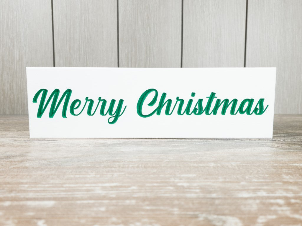 "Merry Christmas" Small Christmas sign