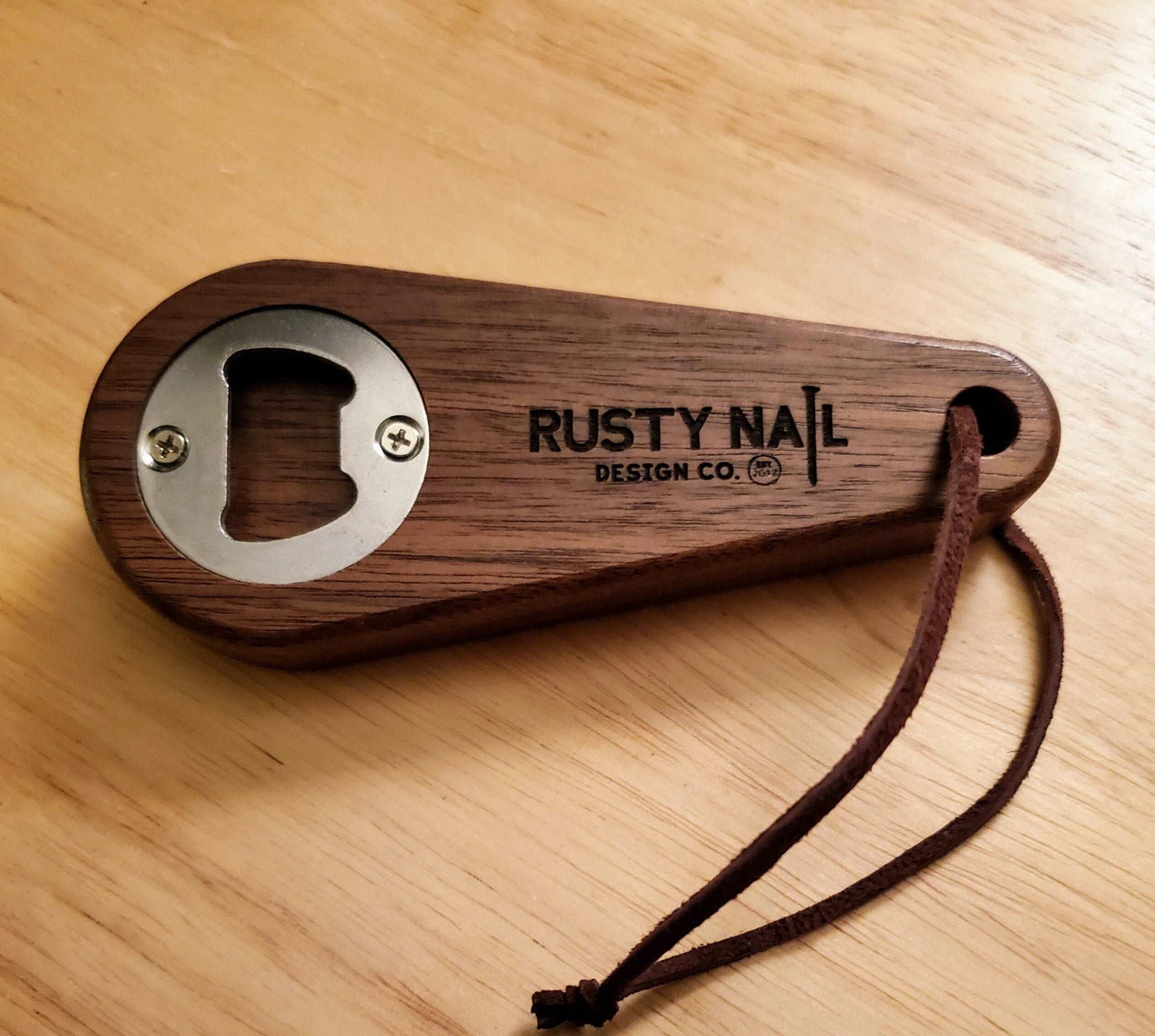 Wood Bottle Opener