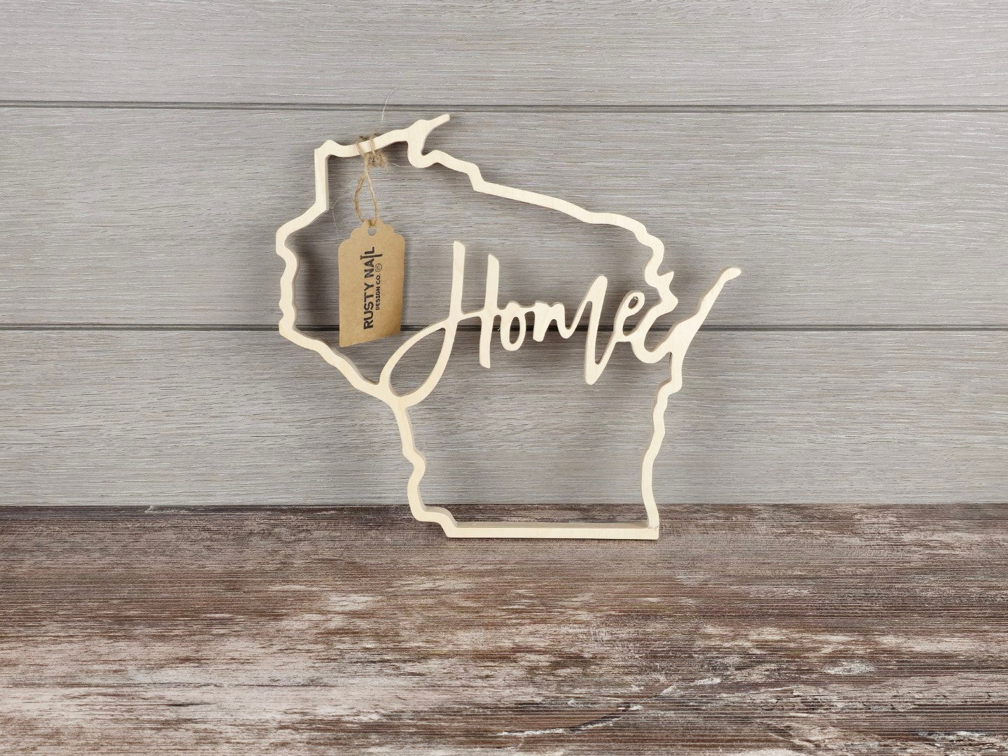 Wisconsin Home State Outline