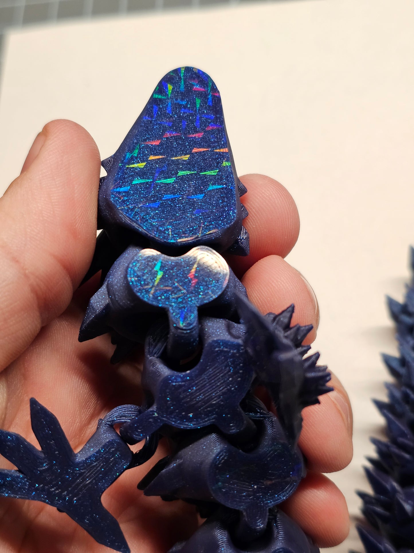 Articulating Crystal Dragon - Midnight Sparkle