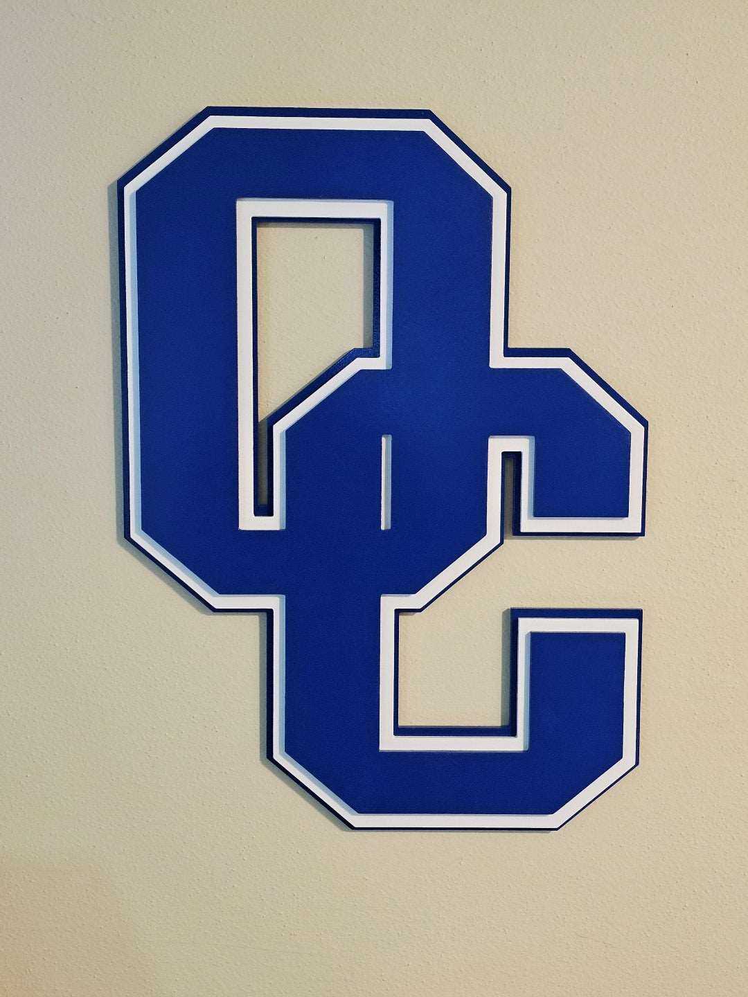 Oakoc Graphics Oak Creek OC 3D Layered Sign – Rusty Nail Design LLC