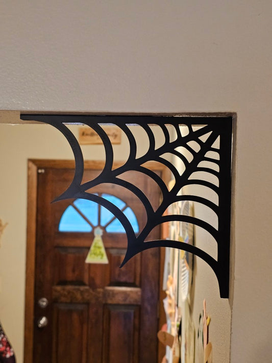 Spider Web Corner Halloween Decoration