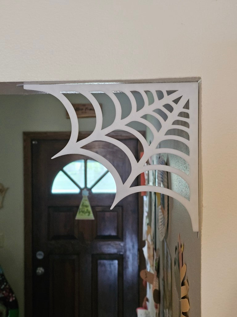 Spider Web Corner Halloween Decoration