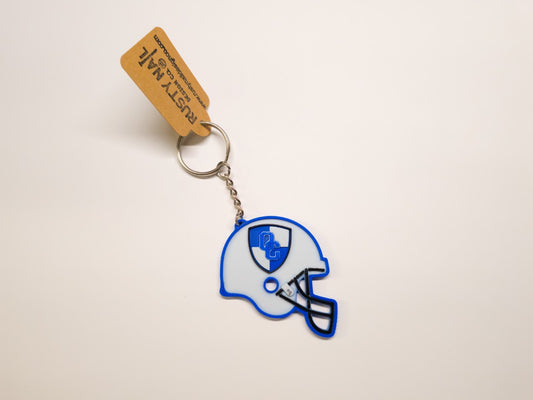 Oak Creek Knights Football Helmet 3D Keychain or Bag Charm