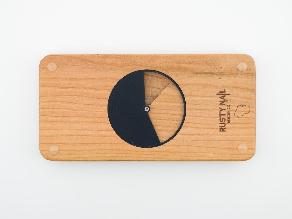 Cherry Wood Cribbage Board 2