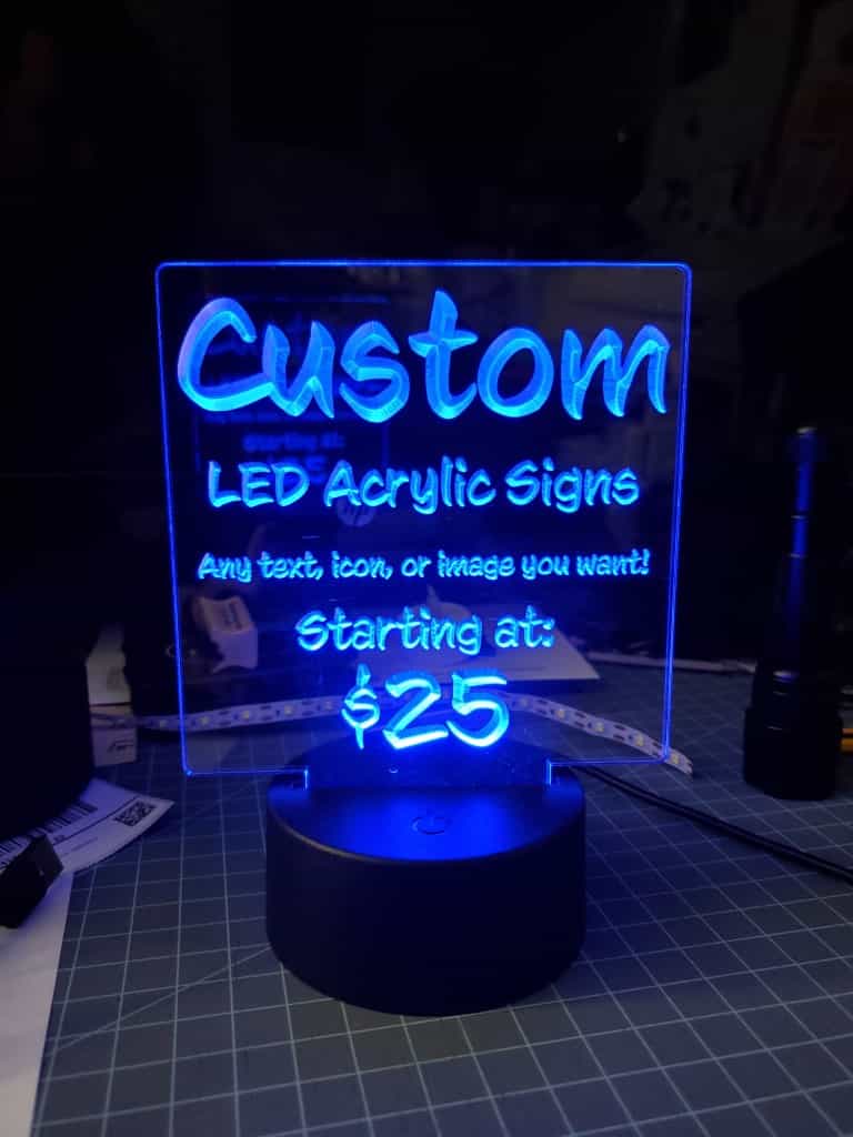 Custom LED Acrylic Sign